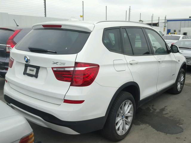 5UXWZ7C35H0X41897 - 2017 BMW X3 SDRIVE2 Білий фото 4