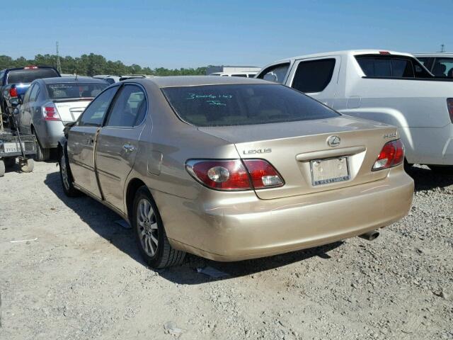 JTHBA30G240016483 - 2004 LEXUS ES 330 BEIGE photo 3