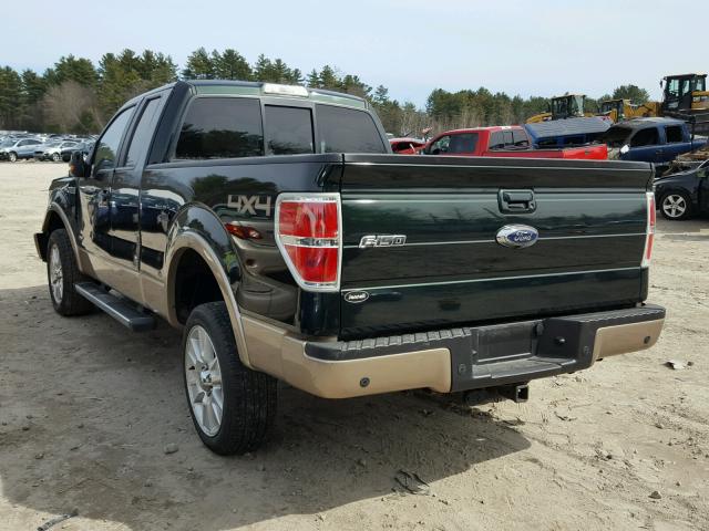 1FTFX1ET1DFB87069 - 2013 FORD F150 SUPER GREEN photo 3