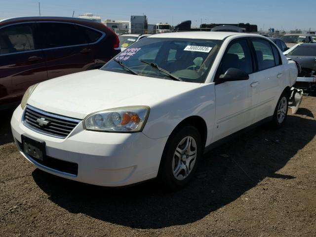 1G1ZS58F27F103038 - 2007 CHEVROLET MALIBU LS თეთრი ფოტო 2