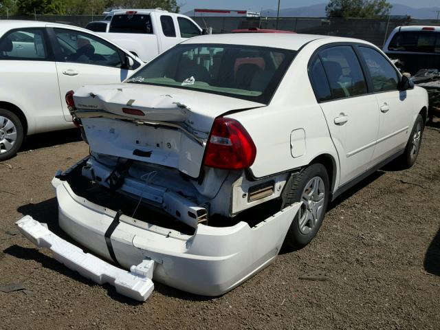 1G1ZS58F27F103038 - 2007 CHEVROLET MALIBU LS თეთრი ფოტო 4