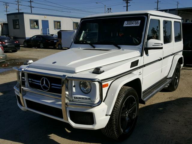 WDCYC7DF7HX273208 - 2017 MERCEDES-BENZ G 63 AMG WHITE photo 2