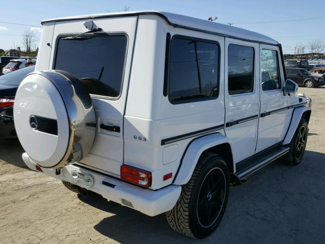 WDCYC7DF7HX273208 - 2017 MERCEDES-BENZ G 63 AMG WHITE photo 4