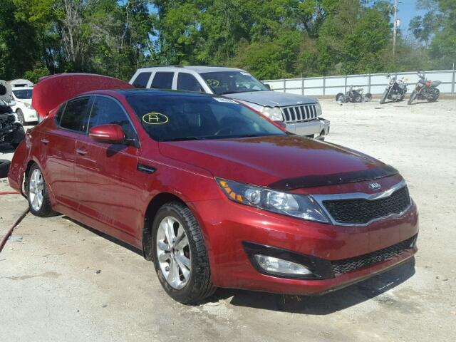 5XXGN4A70DG176604 - 2013 KIA OPTIMA EX BURGUNDY photo 1