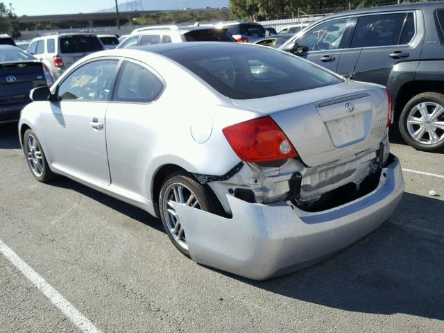 JTKDE167060095402 - 2006 TOYOTA SCION TC 银色 照片 3