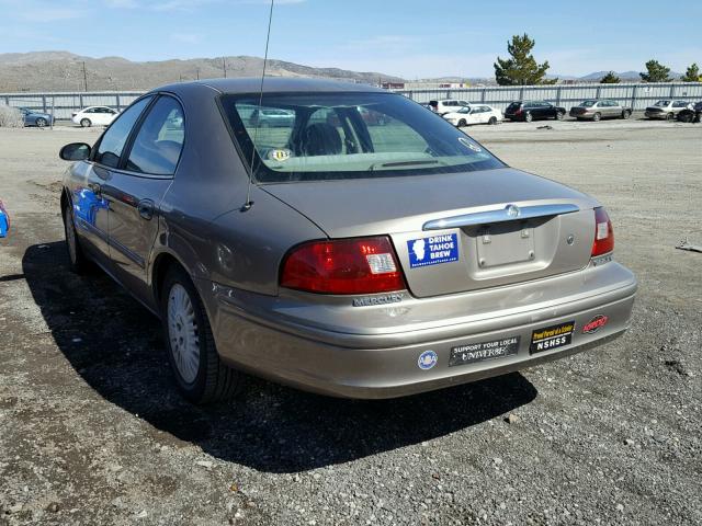 1MEFM50U82G603446 - 2002 MERCURY SABLE GS GOLD photo 3