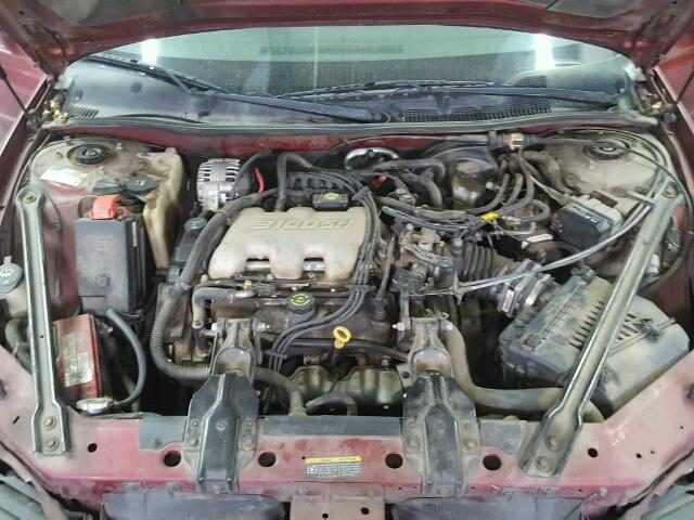 1G2WK52J12F100362 - 2002 PONTIAC GRAND PRIX Qırmızı foto 7