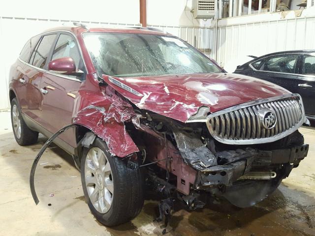 5GALRCED6AJ218943 - 2010 BUICK ENCLAVE CX RED photo 1