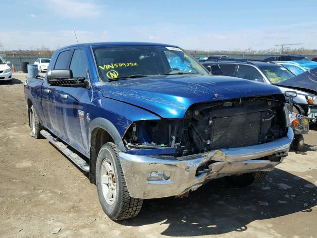 3D7UT2HL0BG589252 - 2011 DODGE RAM 2500 BLUE photo 1