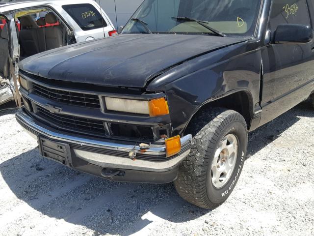 1GNEK13K7SJ439171 - 1995 CHEVROLET TAHOE K150 BLACK photo 9