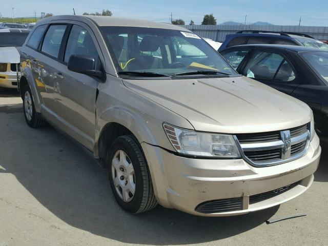 3D4GG47B39T548599 - 2009 DODGE JOURNEY SE GOLD photo 1