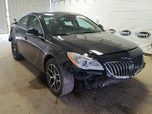 2G4GL5EX5H9122035 - 2017 BUICK REGAL SPOR BLACK photo 1