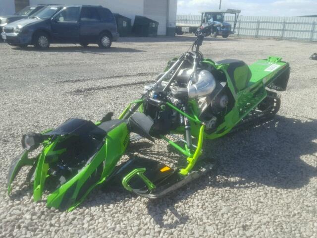 4UF17SNW0HT116892 - 2017 ARCTIC CAT SNOWMOBILE მწვანე ფოტო 2