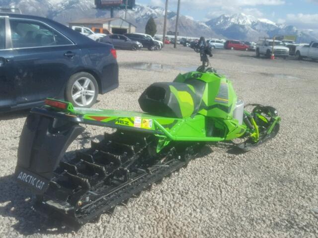 4UF17SNW0HT116892 - 2017 ARCTIC CAT SNOWMOBILE მწვანე ფოტო 4