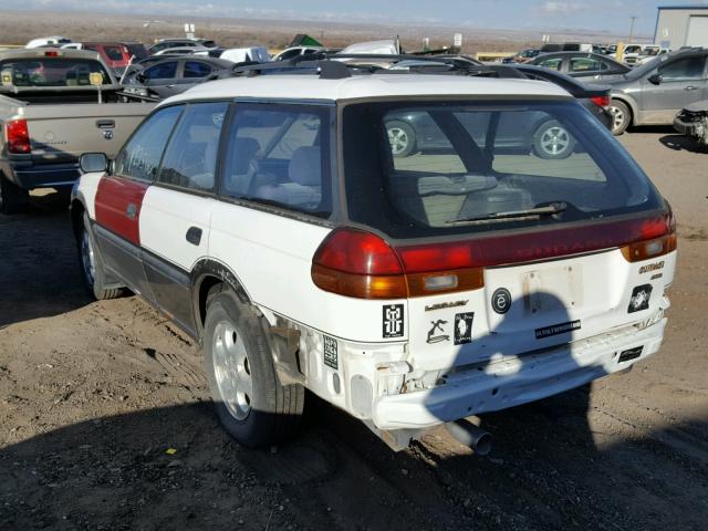 4S3BG6857W7604121 - 1998 SUBARU LEGACY 30T WHITE photo 3