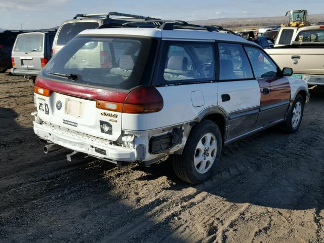 4S3BG6857W7604121 - 1998 SUBARU LEGACY 30T WHITE photo 4