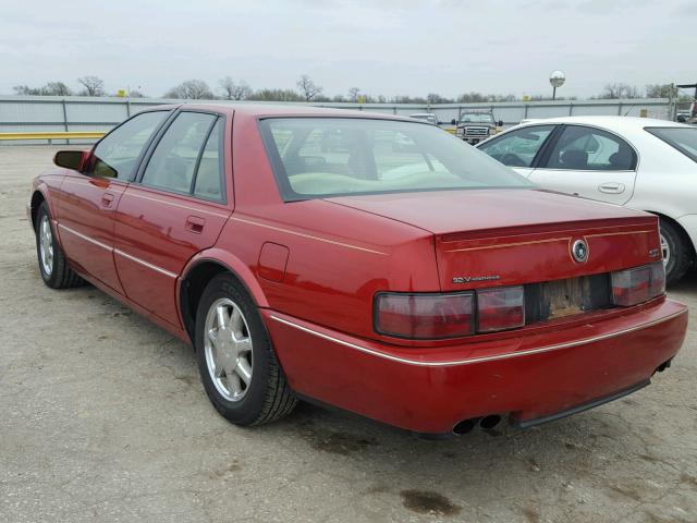 1G6KY5297TU833711 - 1996 CADILLAC SEVILLE ST RED photo 3