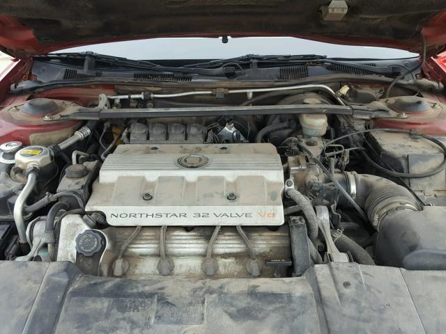 1G6KY5297TU833711 - 1996 CADILLAC SEVILLE ST RED photo 7