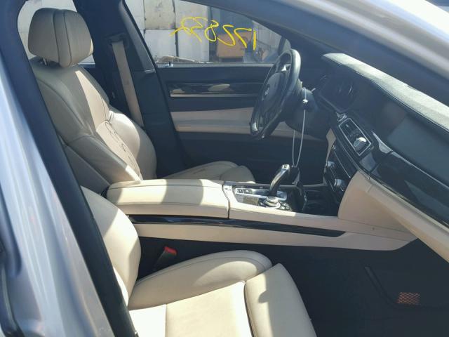 WBAKB8C51CC963546 - 2012 BMW 750LI SILVER photo 5