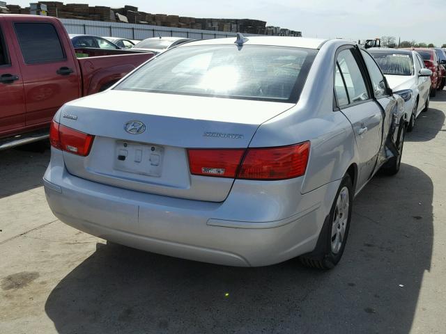 5NPET46C49H562439 - 2009 HYUNDAI SONATA GLS SILVER photo 4