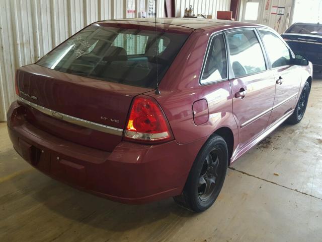 1G1ZT61856F132935 - 2006 CHEVROLET MALIBU MAX RED photo 4