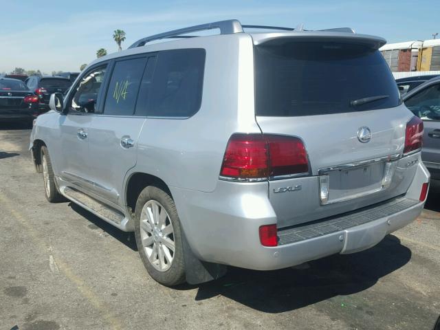 JTJHY00W584008077 - 2008 LEXUS LX 570 SILVER photo 3