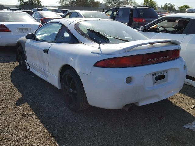 4A3AK44Y5WE043246 - 1998 MITSUBISHI ECLIPSE GS WHITE photo 3