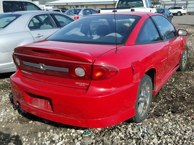 1G1JH12F037172425 - 2003 CHEVROLET CAVALIER L RED photo 4