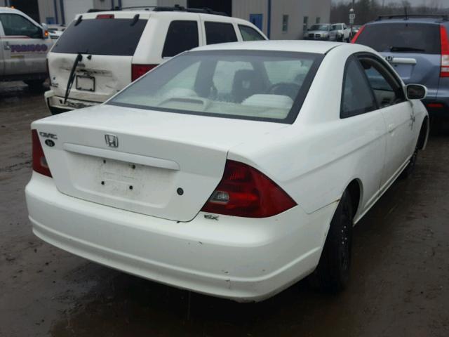 1HGEM22972L029208 - 2002 HONDA CIVIC EX WHITE photo 4