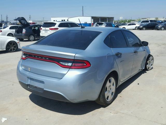 1C3CDFAA0DD287371 - 2013 DODGE DART SE BLUE photo 4