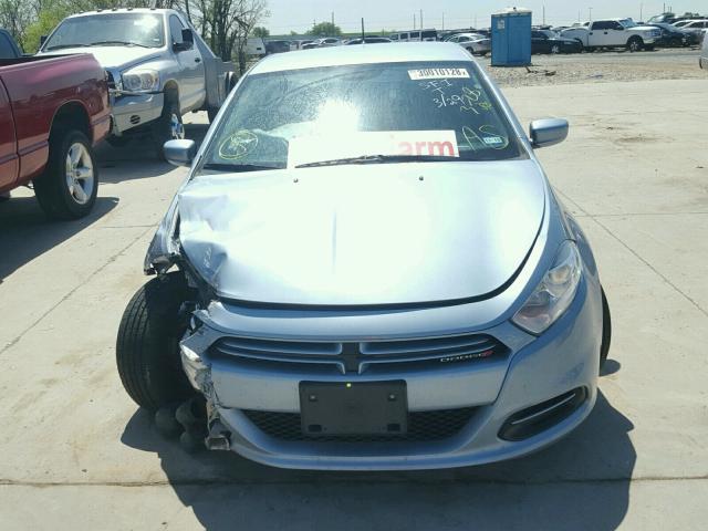 1C3CDFAA0DD287371 - 2013 DODGE DART SE BLUE photo 9