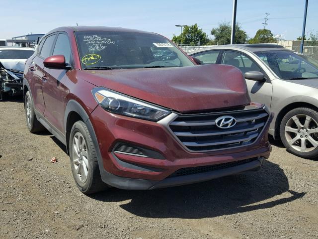 KM8J23A44GU122117 - 2016 HYUNDAI TUCSON SE MAROON photo 1