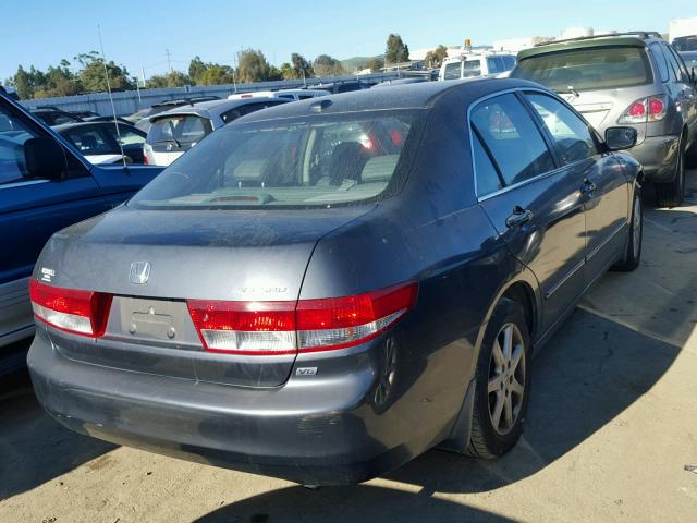 1HGCM66504A101788 - 2004 HONDA ACCORD EX GRAY photo 4