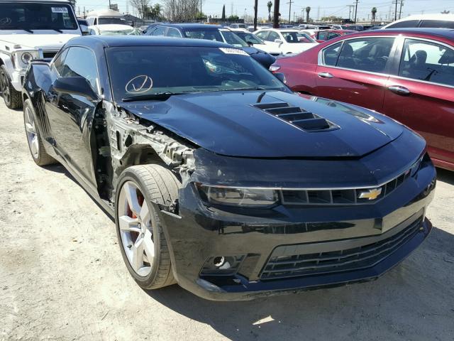 2G1FK1EJ6F9306672 - 2015 CHEVROLET CAMARO 2SS BLACK photo 1