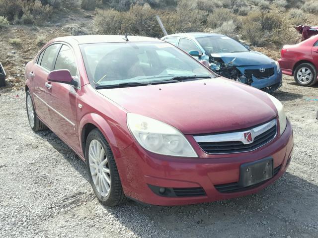 1G8ZV57797F148576 - 2007 SATURN AURA XR MAROON photo 1