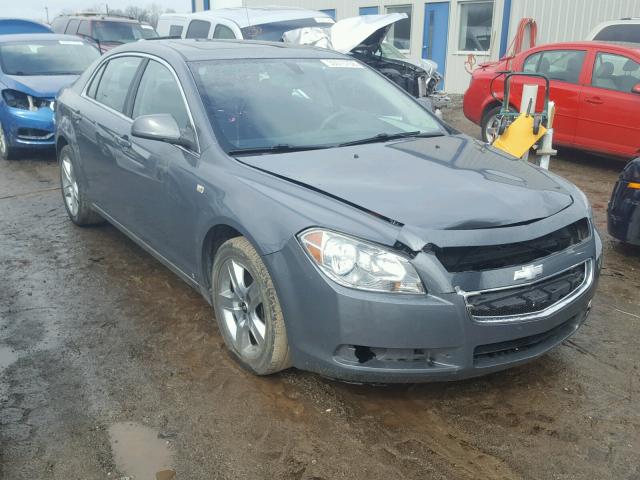 1G1ZH57B784292991 - 2008 CHEVROLET MALIBU 1LT GRAY photo 1