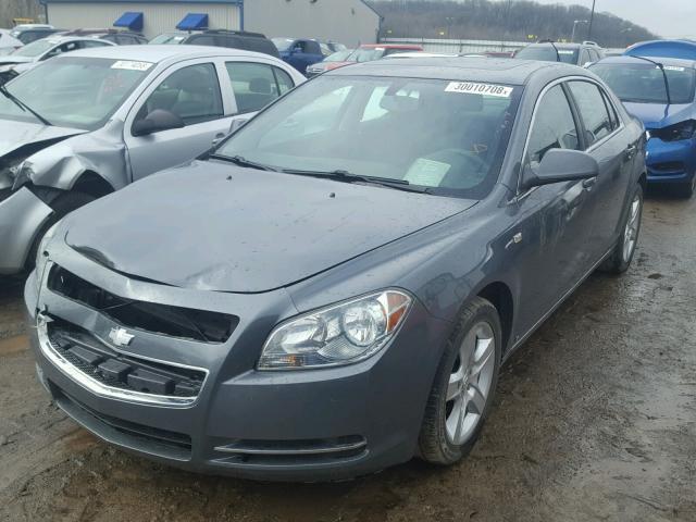 1G1ZH57B784292991 - 2008 CHEVROLET MALIBU 1LT GRAY photo 2