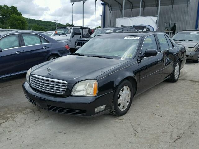 1G6KD54Y55U131387 - 2005 CADILLAC DEVILLE BLACK photo 2