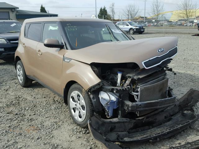 KNDJN2A28E7082026 - 2014 KIA SOUL BROWN photo 1