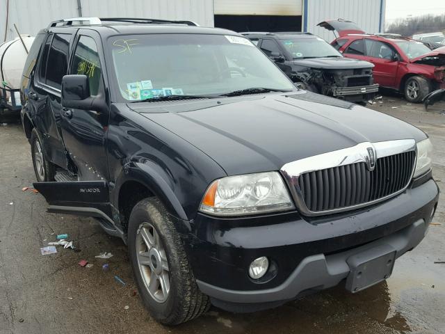 5LMEU88H54ZJ21197 - 2004 LINCOLN AVIATOR BLACK photo 1