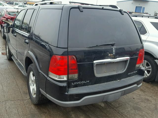 5LMEU88H54ZJ21197 - 2004 LINCOLN AVIATOR BLACK photo 3