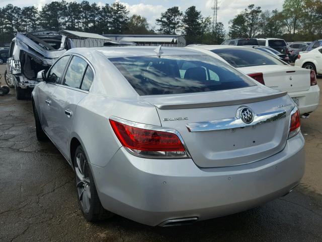 1G4GJ5E31CF188133 - 2012 BUICK LACROSSE T SILVER photo 3