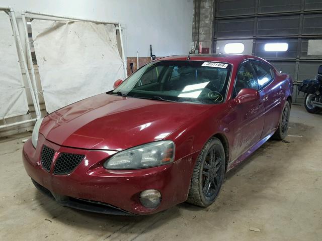 2G2WR544351150808 - 2005 PONTIAC GRAND PRIX Tünd qırmızı foto 2