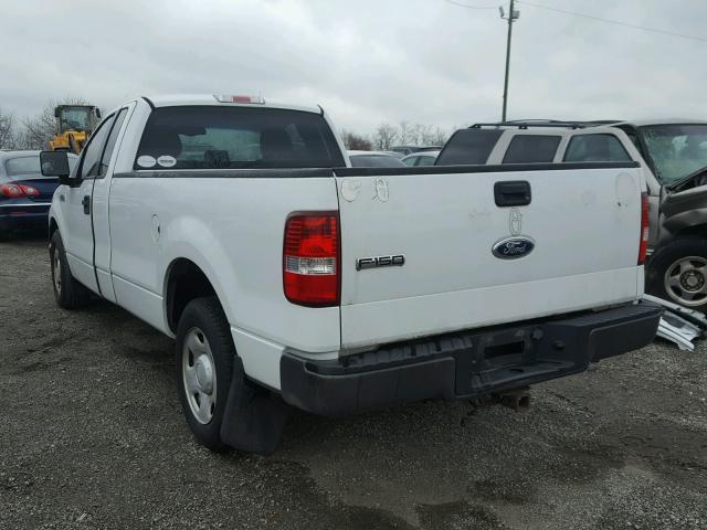 1FTRF12295NB63122 - 2005 FORD F150 WHITE photo 3