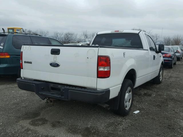 1FTRF12295NB63122 - 2005 FORD F150 WHITE photo 4