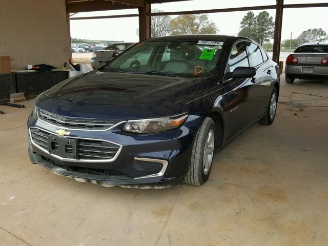 1G1ZB5STXGF316253 - 2016 CHEVROLET MALIBU LS BLUE photo 2