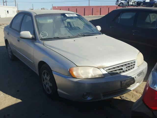 KNAFB121735262912 - 2003 KIA SPECTRA BA GRAY photo 1