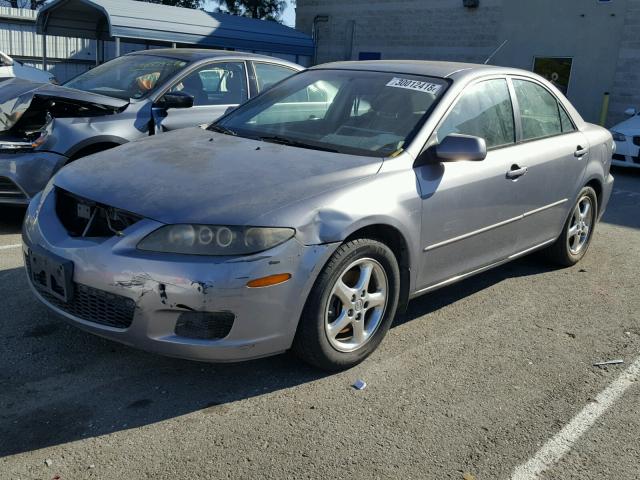 1YVFP80C165M62345 - 2006 MAZDA 6 I GRAY photo 2