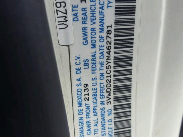 3VWDD21C5YM462781 - 2000 VOLKSWAGEN NEW BEETLE Ağ foto 10