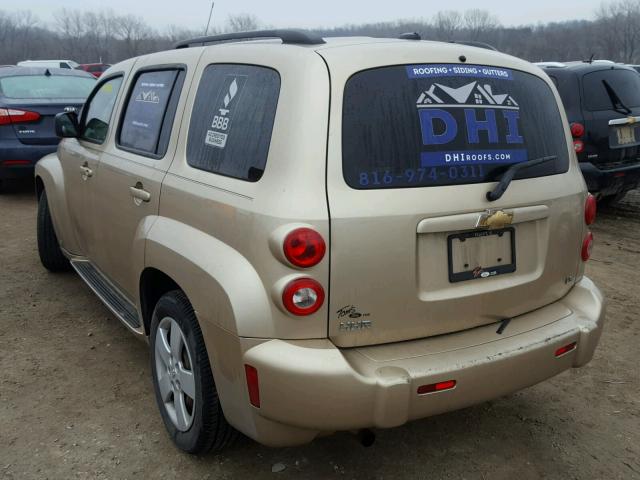 3GNDA13D68S538524 - 2008 CHEVROLET HHR LS GOLD photo 3